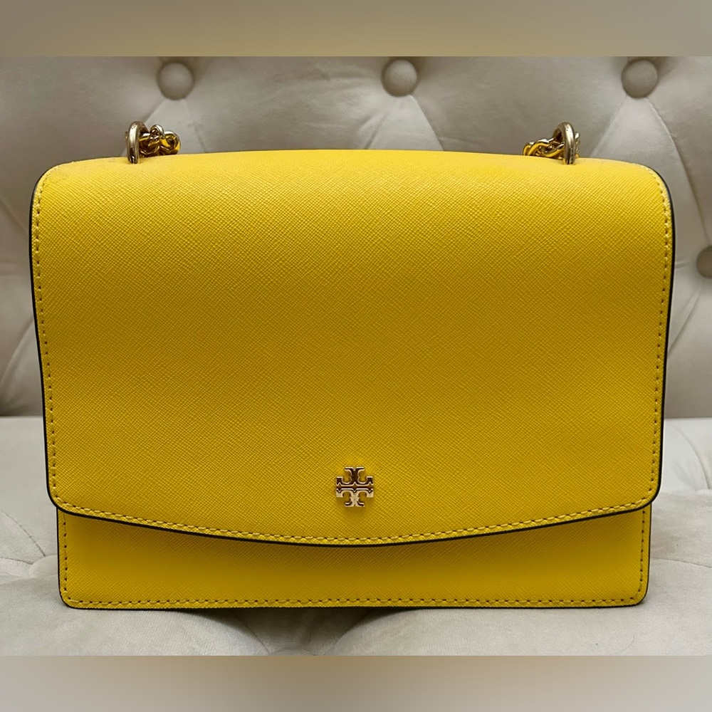 Tory Burch Vibrant Yellow Shoulder Bag